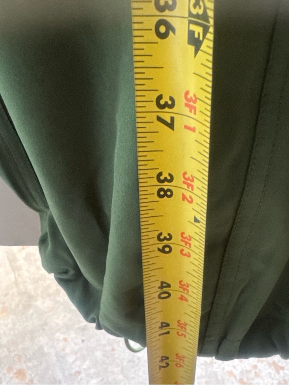 Women’s Olive Green Drawstring Cargo Pants - Picture 4 of 5